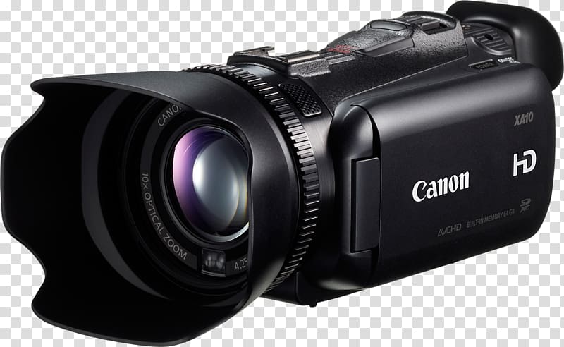 Canon XA10 Video Cameras High-definition video, Camera transparent background PNG clipart