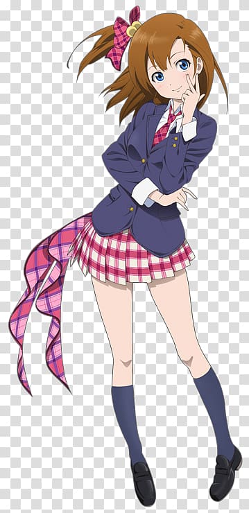 Anime Honoka Kōsaka Eli Ayase Umi Sonoda Japanese idol, school uniform transparent background PNG clipart