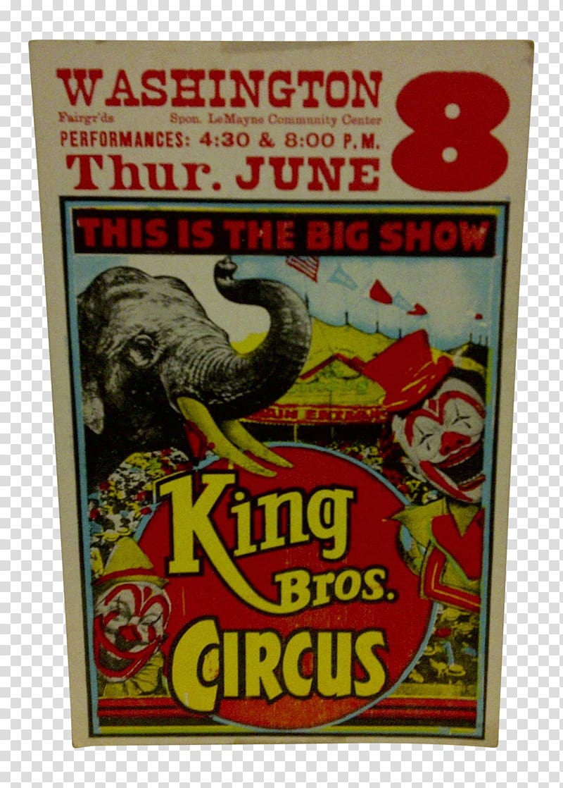 Poster Circus Washington Mall Private collection, Circus transparent background PNG clipart