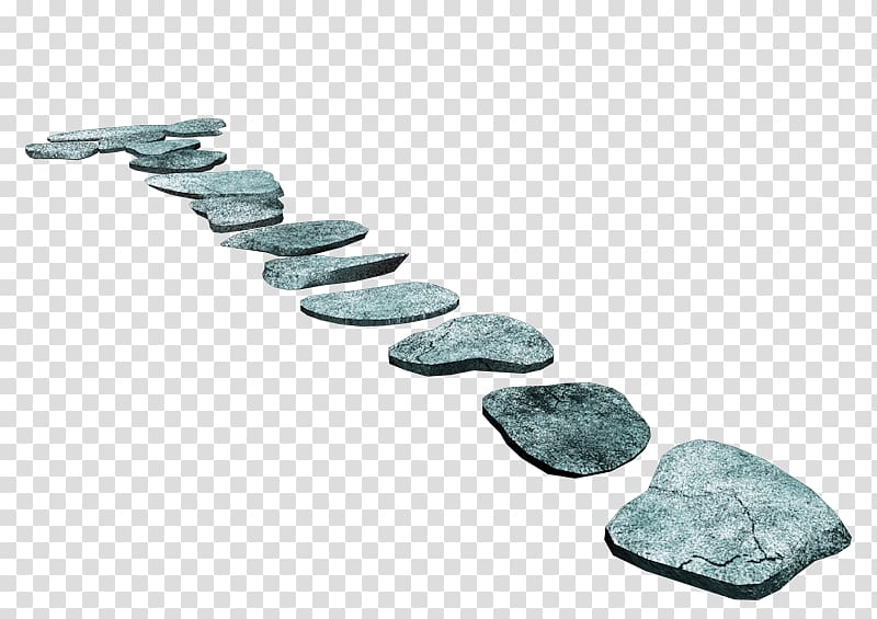 Stairs Stone, Hand-painted stone stairs transparent background PNG clipart