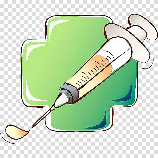 Injection Hypodermic needle Syringe, A needle tube transparent background PNG clipart