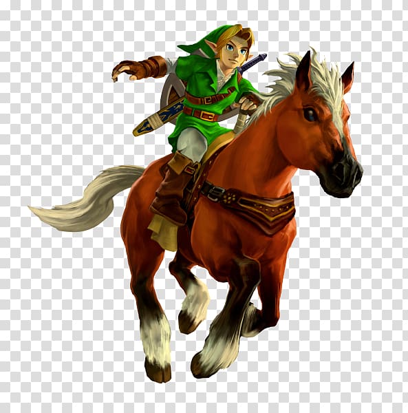 The Legend of Zelda: Ocarina of Time 3D The Legend of Zelda: Twilight Princess HD Link Epona, the legend of zelda transparent background PNG clipart