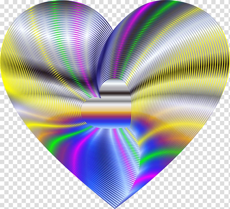 Heart Rainbow Love, rainbow transparent background PNG clipart