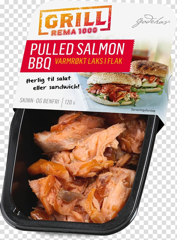 Pulled pork Barbecue Meat Smoked salmon Recipe, grilled Salmon transparent background PNG clipart