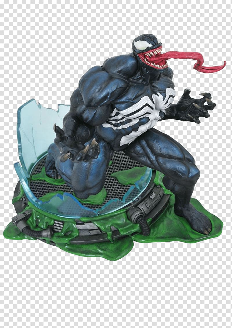 Venom Miles Morales Gwen Stacy Diamond Select Toys Marvel Comics, venom transparent background PNG clipart