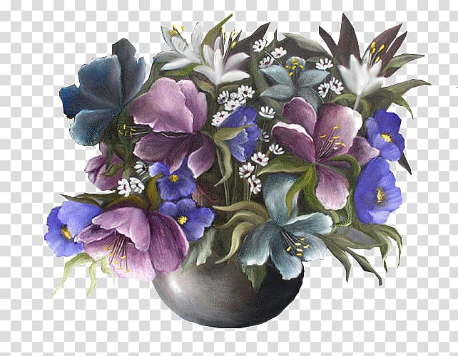Floral design Shades of purple Cut flowers, purple transparent background PNG clipart
