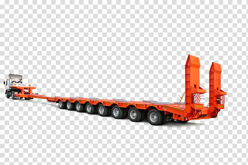 Crane Semi-trailer truck Lowboy, crane transparent background PNG clipart