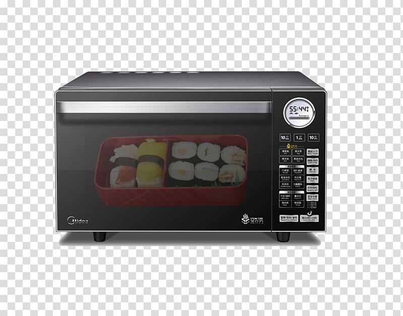 Microwave oven Midea Home appliance Galanz Air conditioner, Microwave heating transparent background PNG clipart