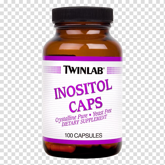 Dietary supplement Twinlab Capsule Inositol Vitamin, tablet transparent background PNG clipart