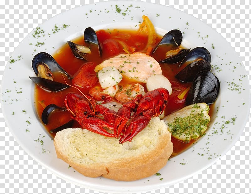Bouillabaisse Full breakfast Buffet Seafood, Fruits and vegetables dishes transparent background PNG clipart