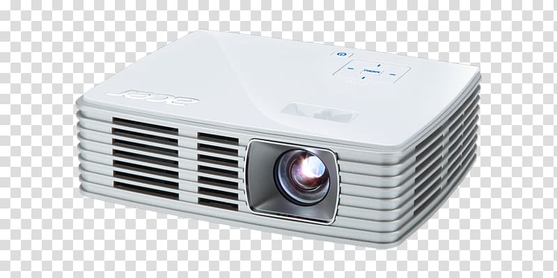 Multimedia Projectors Handheld projector LED-backlit LCD Digital Light Processing, Multimedia Projector transparent background PNG clipart