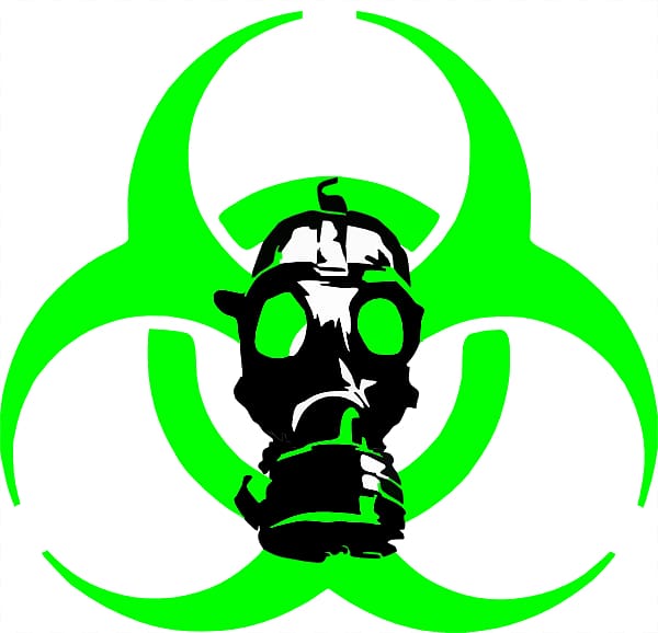 Resident Evil 7: Biohazard Biological hazard , Green Skull transparent background PNG clipart