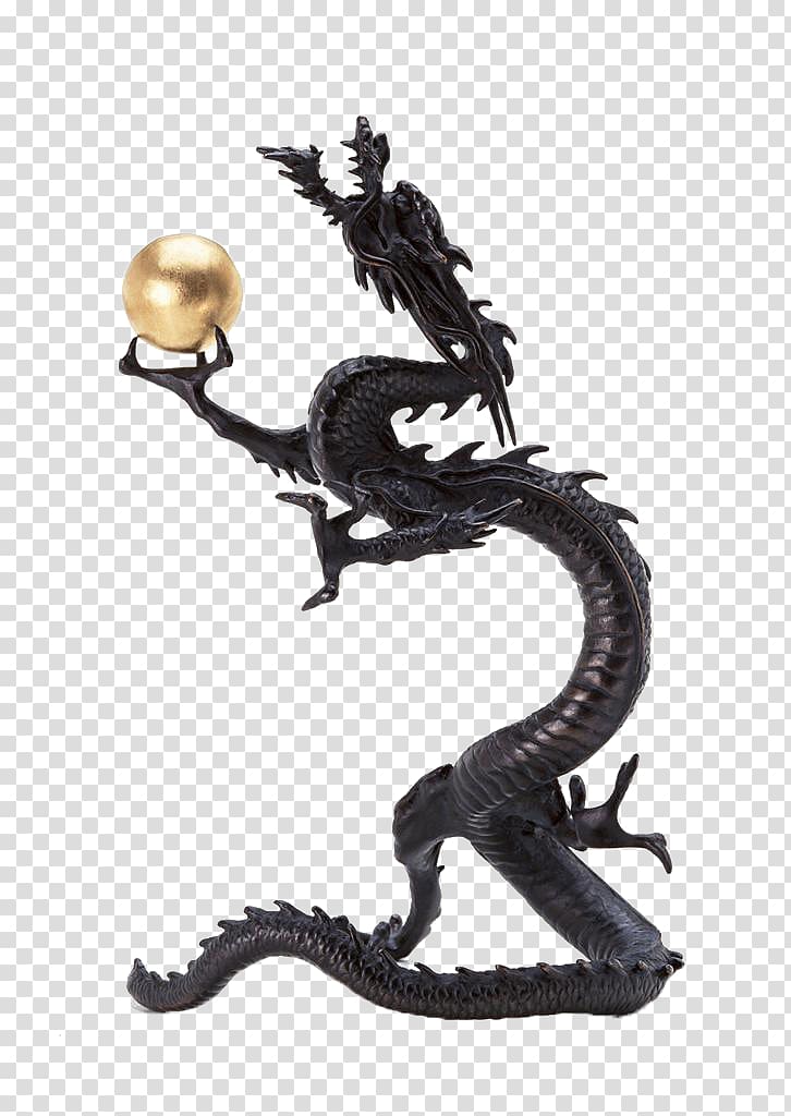 Chinese dragon Jingbirok Budaya Tionghoa, Kim took the black dragon transparent background PNG clipart