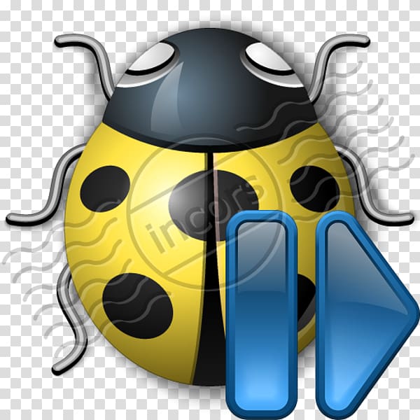 Debugging Computer Software Software bug Android, yellow forward transparent background PNG clipart