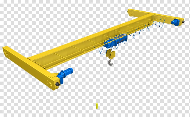 Overhead crane EOT crane Girder Hoist, crane songzi transparent background PNG clipart