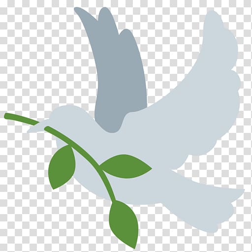 Emoji Peace symbols Doves as symbols, Emoji transparent background PNG clipart