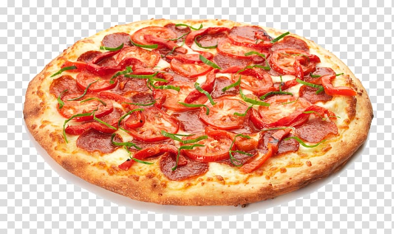 Italian cuisine Chicago-style pizza Caprese salad Italian-American cuisine, pizza transparent background PNG clipart