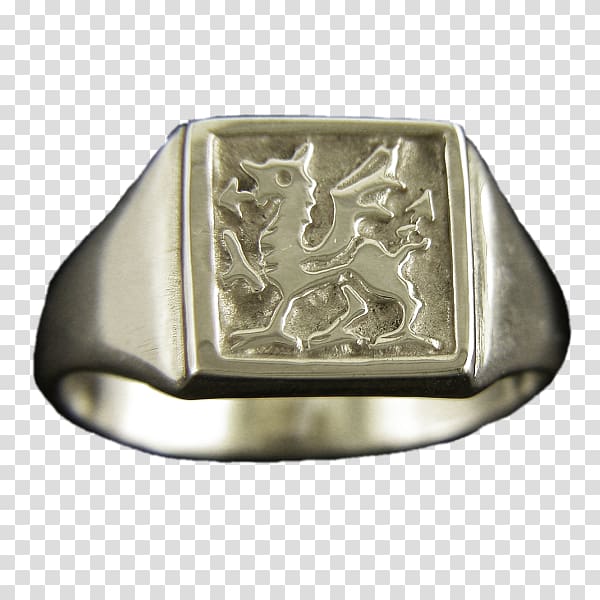 Silver Nickel, silver Ring Dragon transparent background PNG clipart