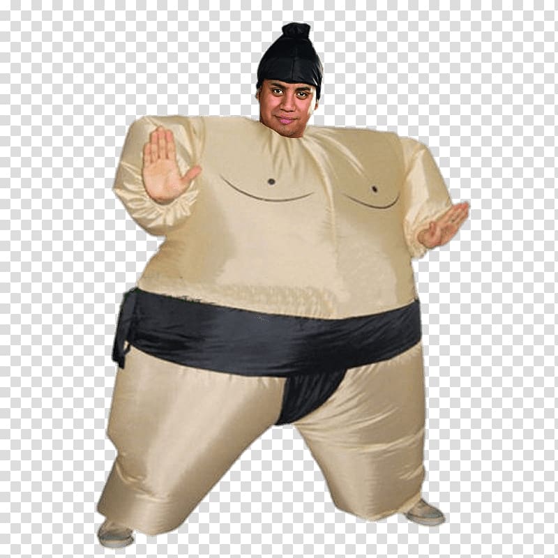 Sumo Inflatable costume Wrestling Suit, Sumo transparent background PNG clipart