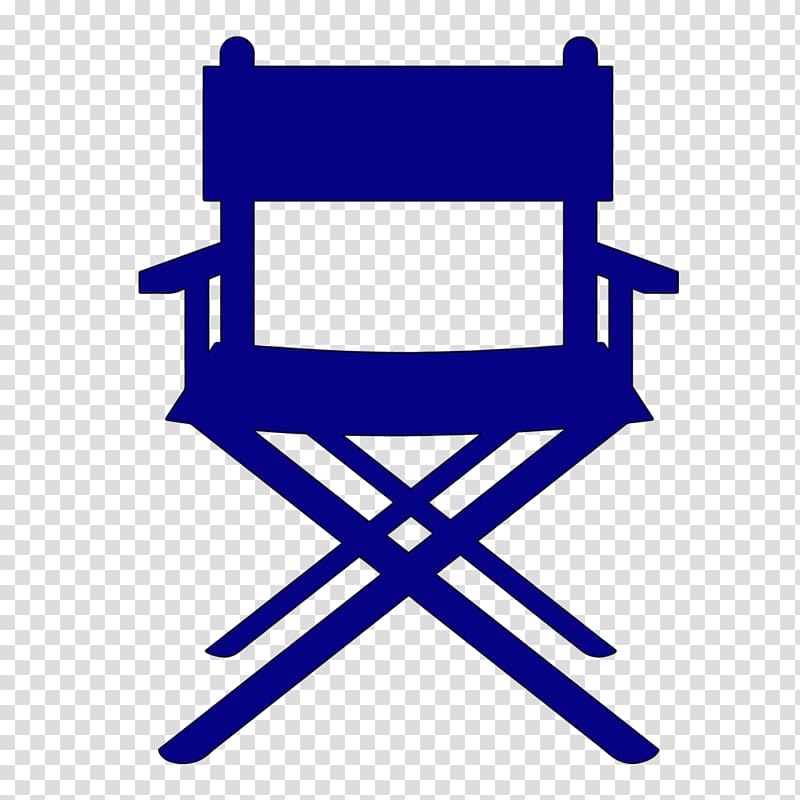 Director\'s chair Film director, chair transparent background PNG clipart