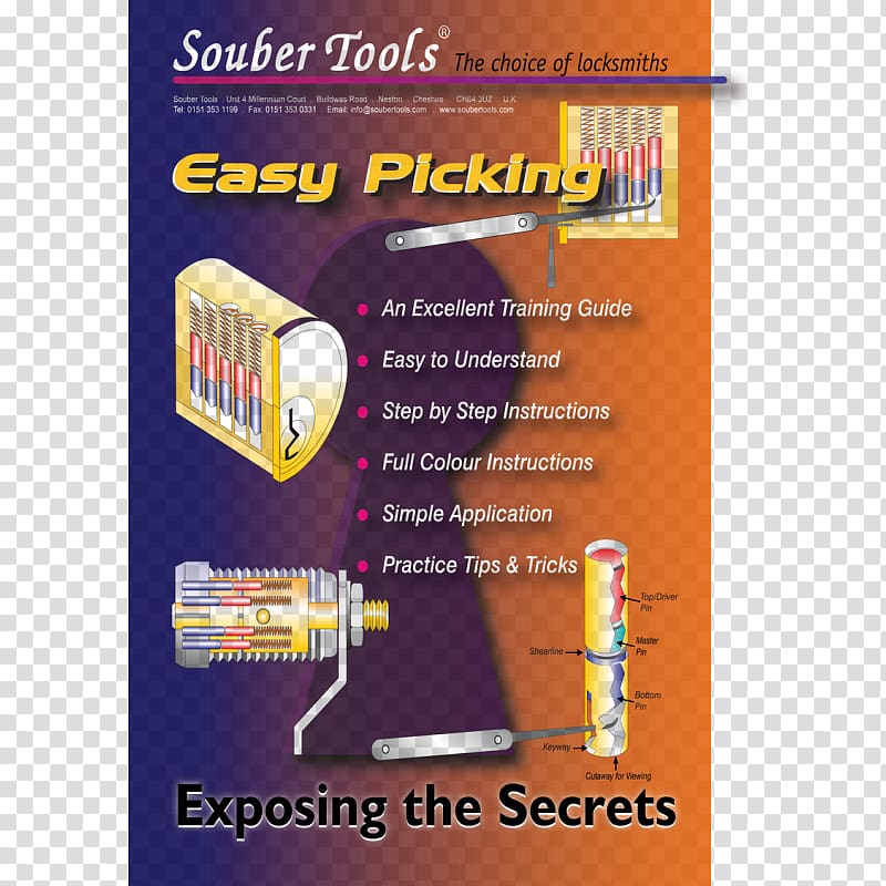 Lock picking Book Advertising Text, different languages transparent background PNG clipart