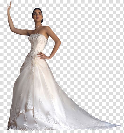 Wedding dress Cocktail dress Party dress Satin, dress transparent background PNG clipart