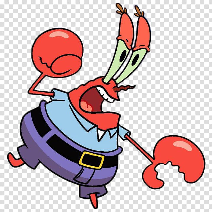 SpongBob Squarepants Mr. Crab illustration, Mr. Krabs SpongeBob SquarePants Squidward Tentacles Plankton and Karen Pearl Krabs, Lovely cute crab boss transparent background PNG clipart