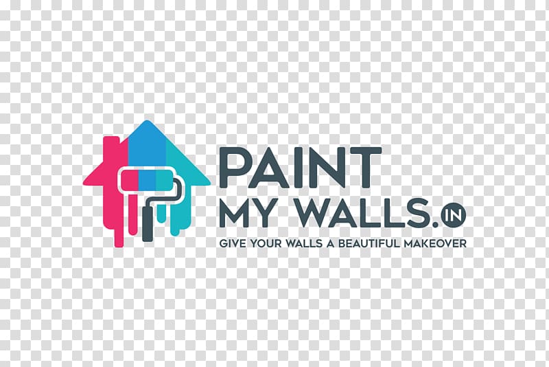 Logo PaintMyWalls Painting House painter and decorator, painting transparent background PNG clipart