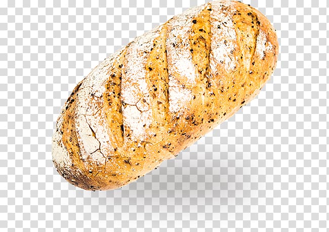 Rye bread Baguette Bakery Baking, poppy seed transparent background PNG clipart
