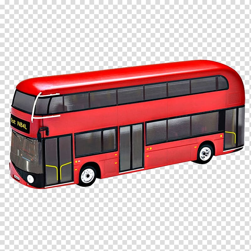 Double-decker bus New Routemaster AEC Routemaster London Buses, bus transparent background PNG clipart