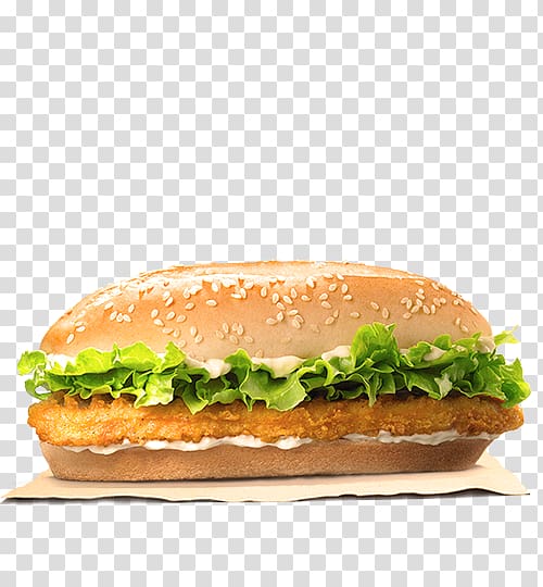 Chicken sandwich Whopper Burger King Specialty Sandwiches Hamburger Burger King chicken nuggets, Lettuce Sandwich transparent background PNG clipart