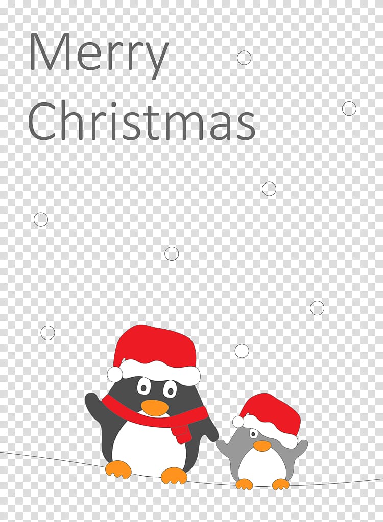 Snowman\'s Magic Christmas Christmas tree Christmas card, little penguin transparent background PNG clipart