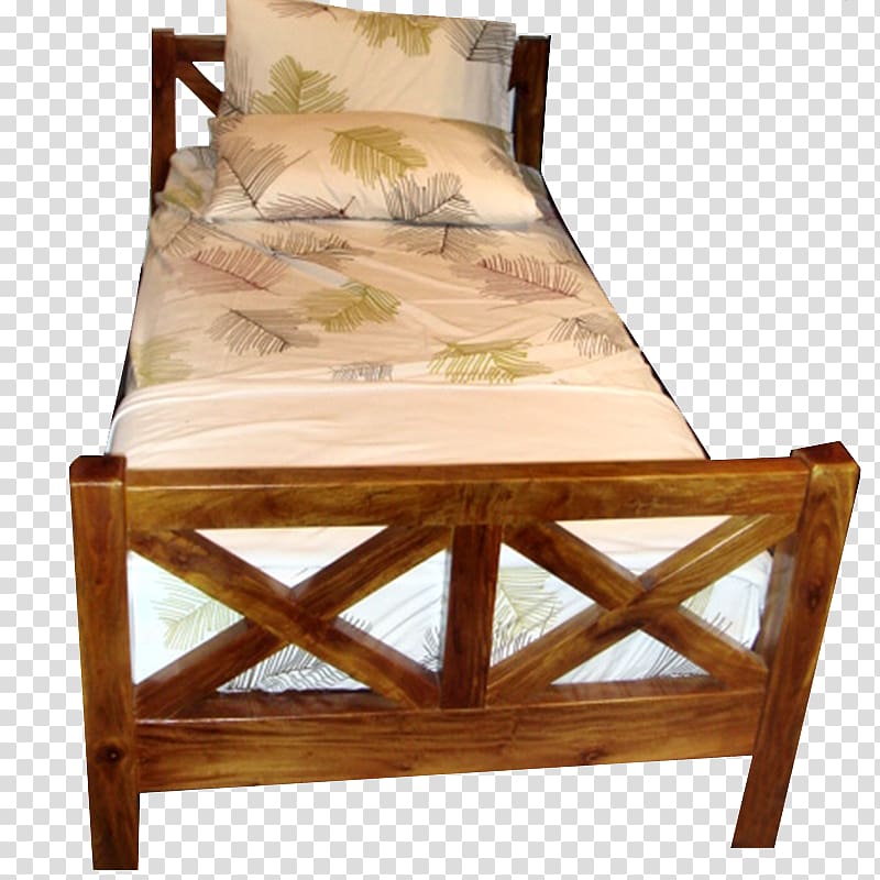 Bed frame Furniture Bed Sheets Mattress, single bed transparent background PNG clipart