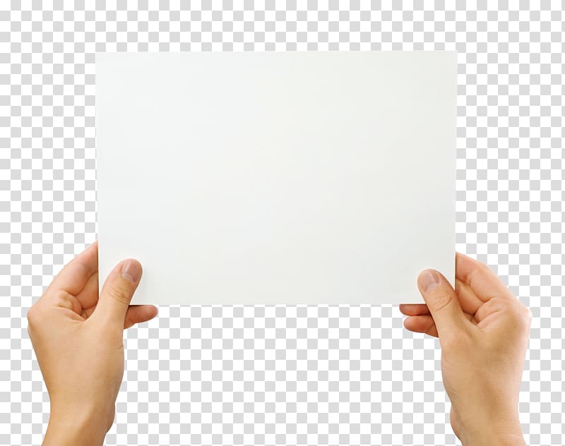 people holding paper transparent background PNG clipart