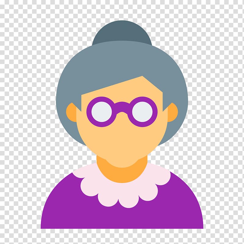 Computer Icons Woman Old age , old woman transparent background PNG clipart