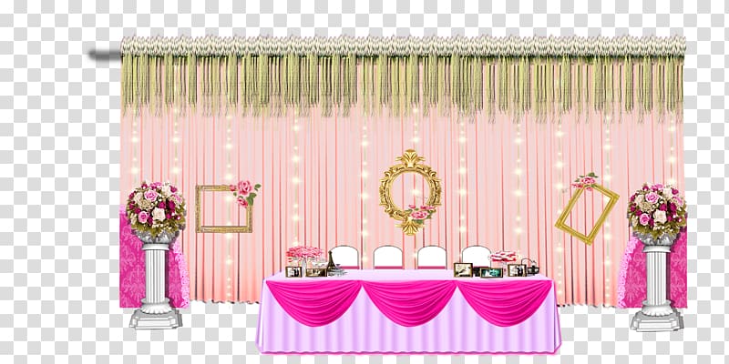 Curtain Wedding Textile, Wedding sign transparent background PNG clipart