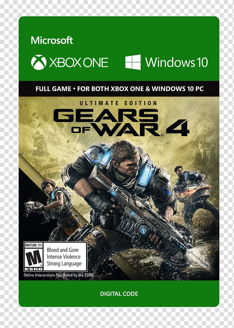 Gears of War 4 Gears of War: Ultimate Edition Xbox One Video game, others transparent background PNG clipart