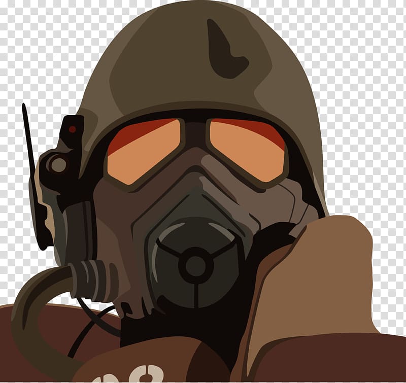 Drawing Fallout 4: Nuka-World Video game , gas mask transparent background PNG clipart