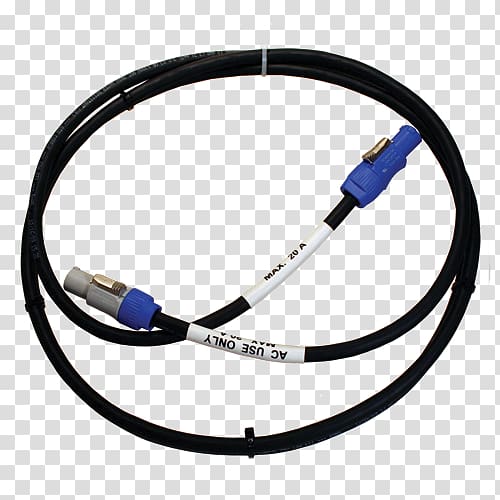 Network Cables PowerCon XLR connector Electrical connector Electrical cable, Powercon transparent background PNG clipart