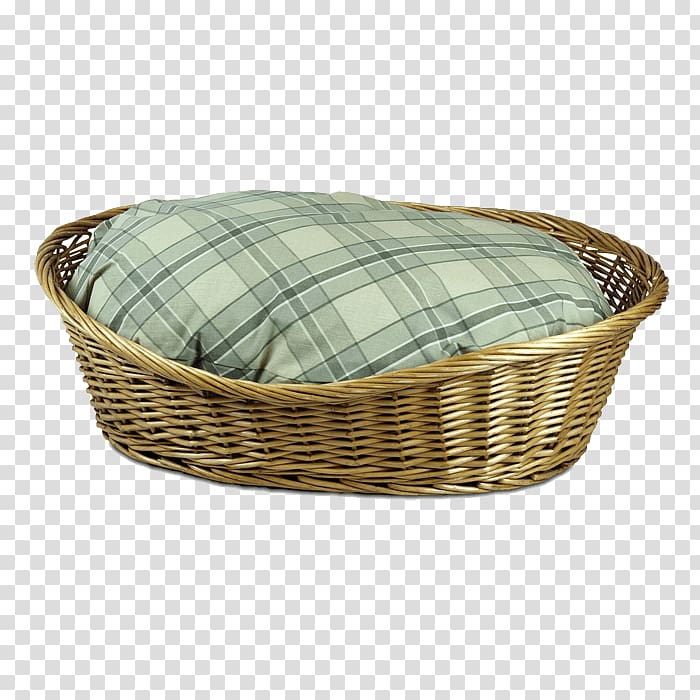 Dog Wicker Basket Pet Bed, Bamboo Basket transparent background PNG clipart