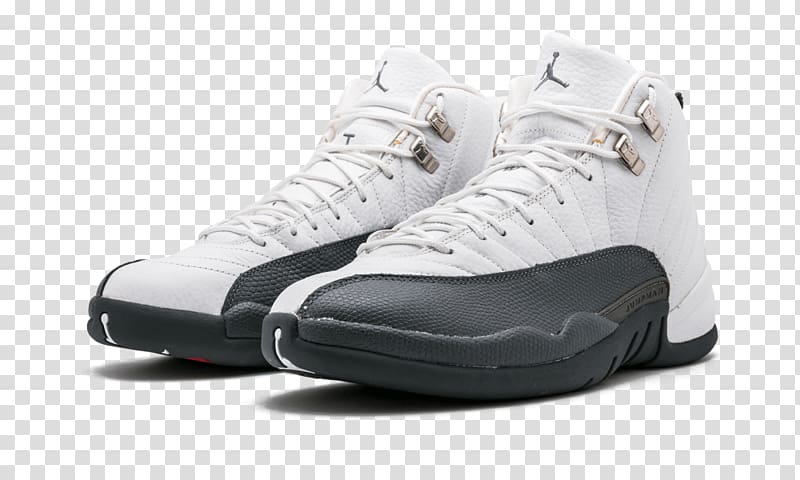 Air Jordan Retro XII Air Jordan 12 Retro Dark Grey/ Dark Grey/ Wolf Grey Nike Shoe, All Jordan Shoes 12 Coloring Pages transparent background PNG clipart