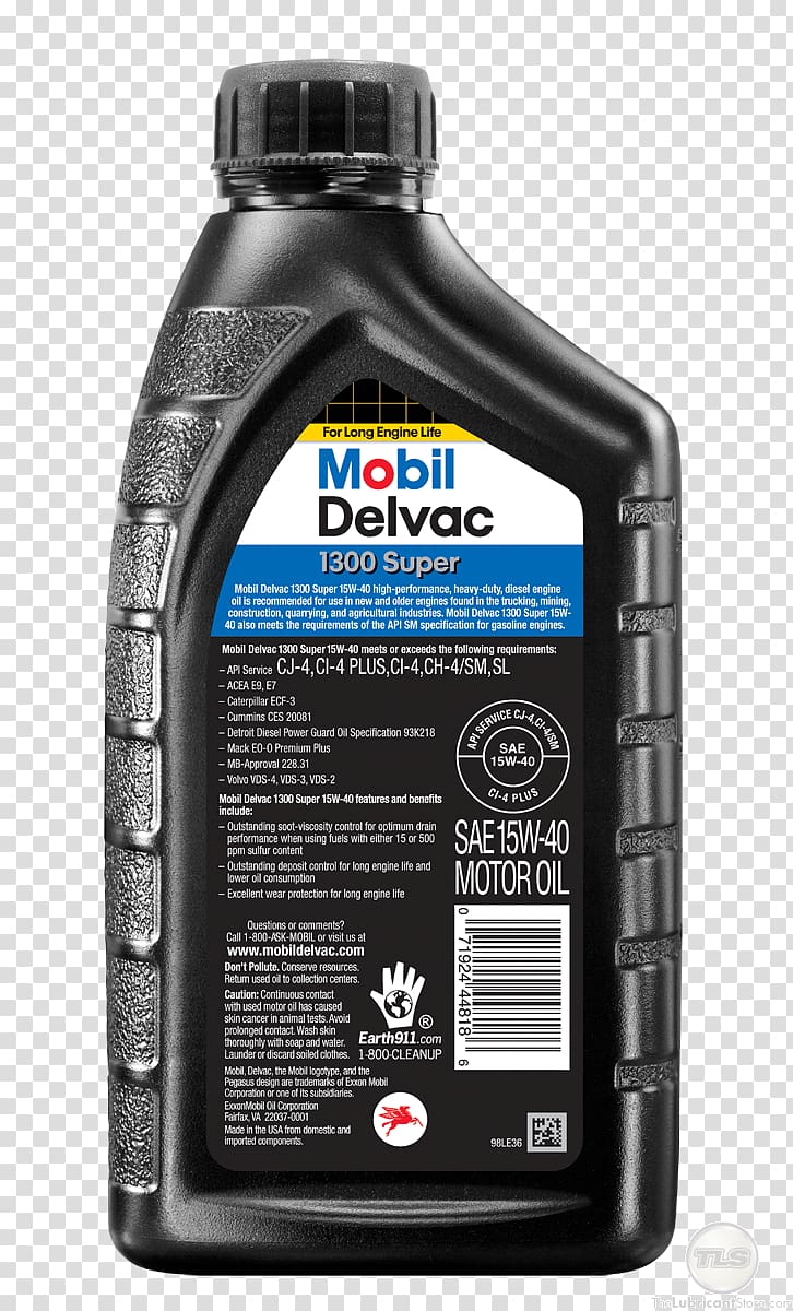 Motor oil Mobil Delvac ExxonMobil, oleo transparent background PNG clipart