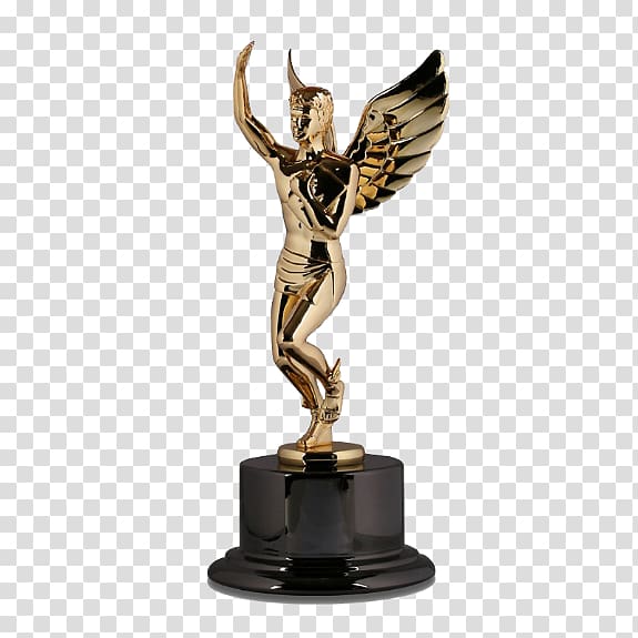 Hermes Creative Awards Advertising Creativity Marketing, gold trophy transparent background PNG clipart
