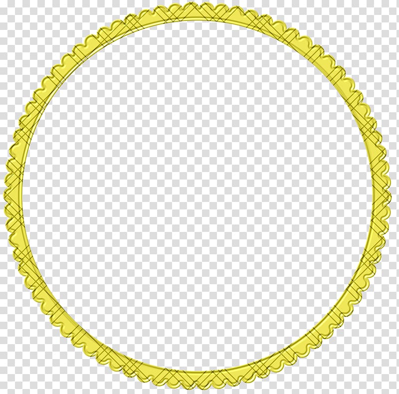 Frames Scalable Graphics , Yellow lace ring transparent background PNG clipart