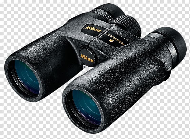 Binoculars Low-dispersion glass Optics Small telescope Nikon, binocular transparent background PNG clipart