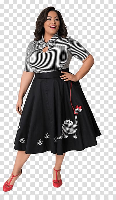 Swing skirt Dress Clothing sizes, Plussize Model transparent background PNG clipart