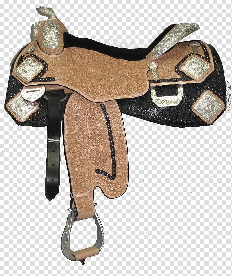 Western saddle Cowboy Horse Tack Leather, Ribbon rope transparent background PNG clipart