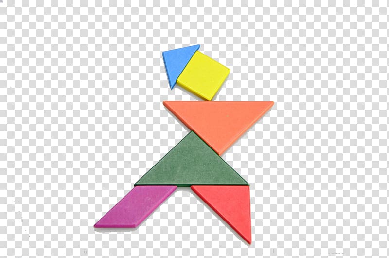 Jigsaw puzzle Tangram Triangle, In kind,toy,product,Graphics transparent background PNG clipart