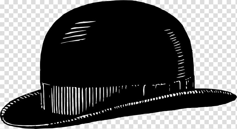 Bowler hat transparent background PNG clipart