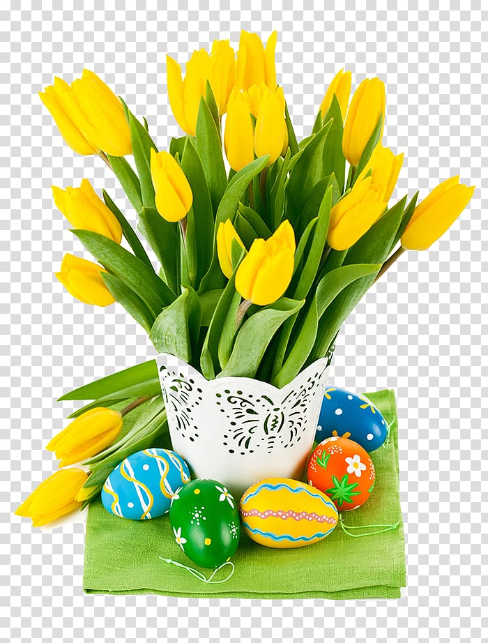 Flower Easter egg , Flowers and eggs transparent background PNG clipart